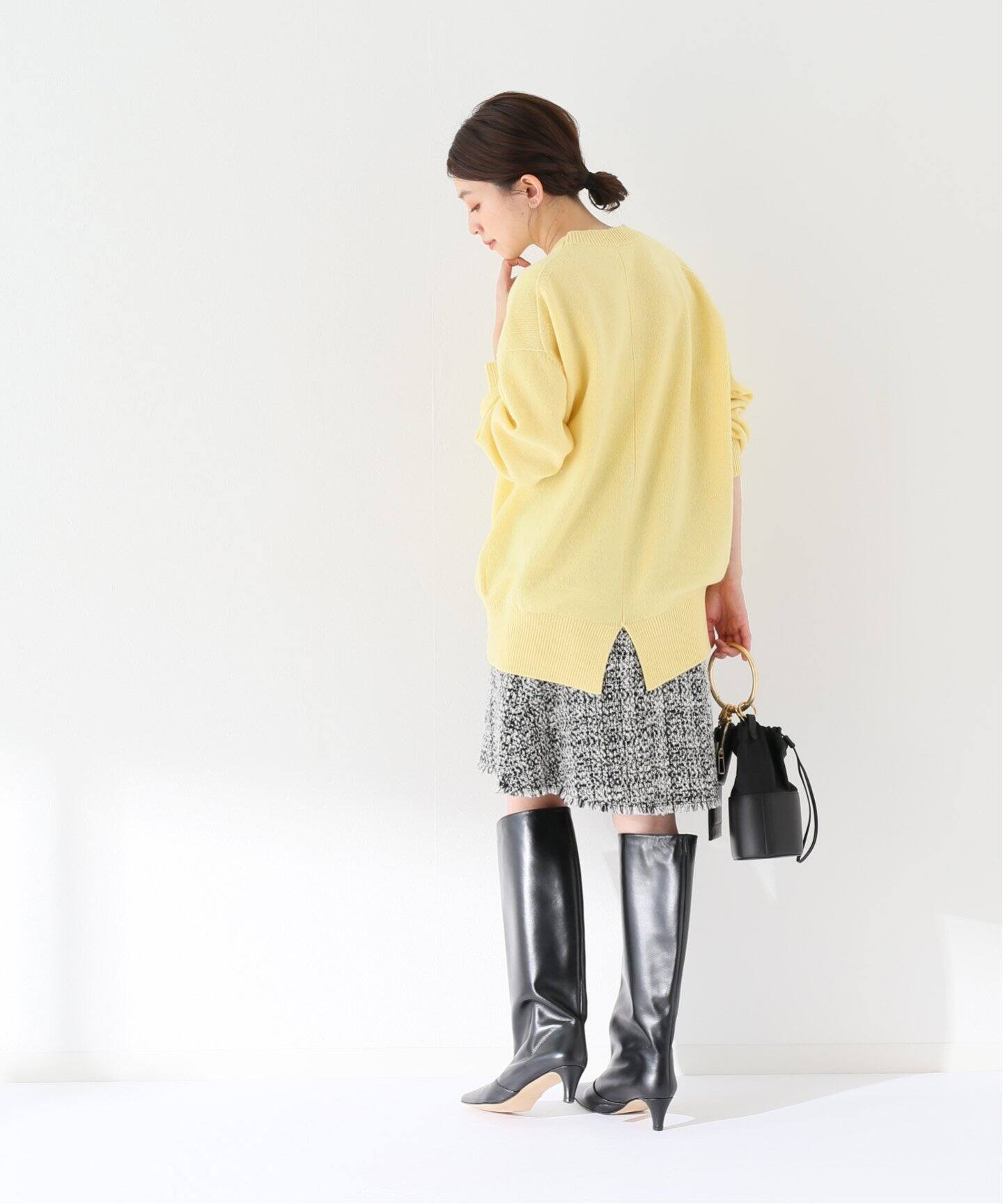 ロービングウールツイードスカート（ミニスカート）｜Spick and Span 