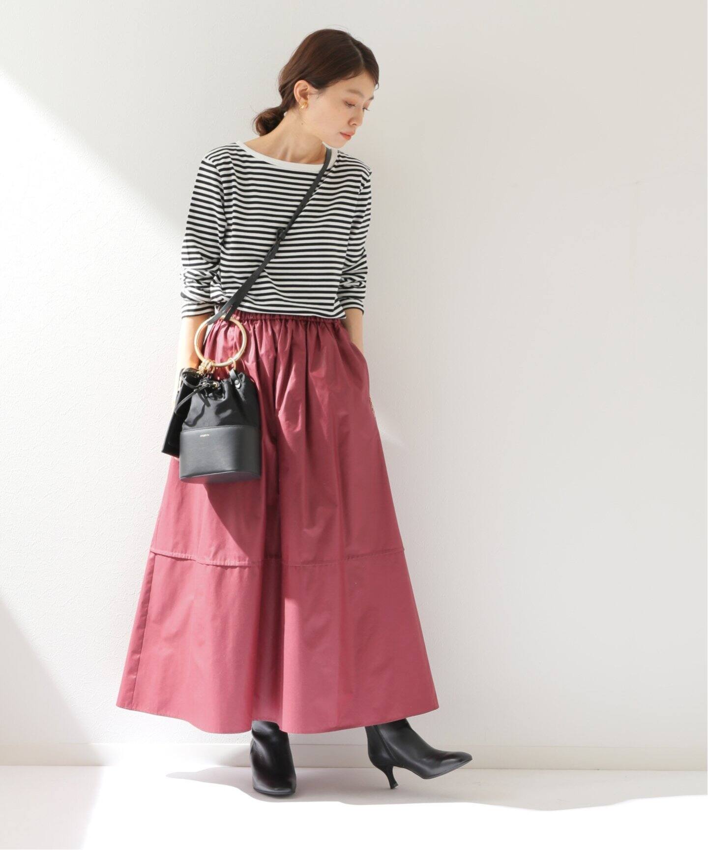 ≪追加≫グロッシータイプライターギャザースカート2◇（ロング  