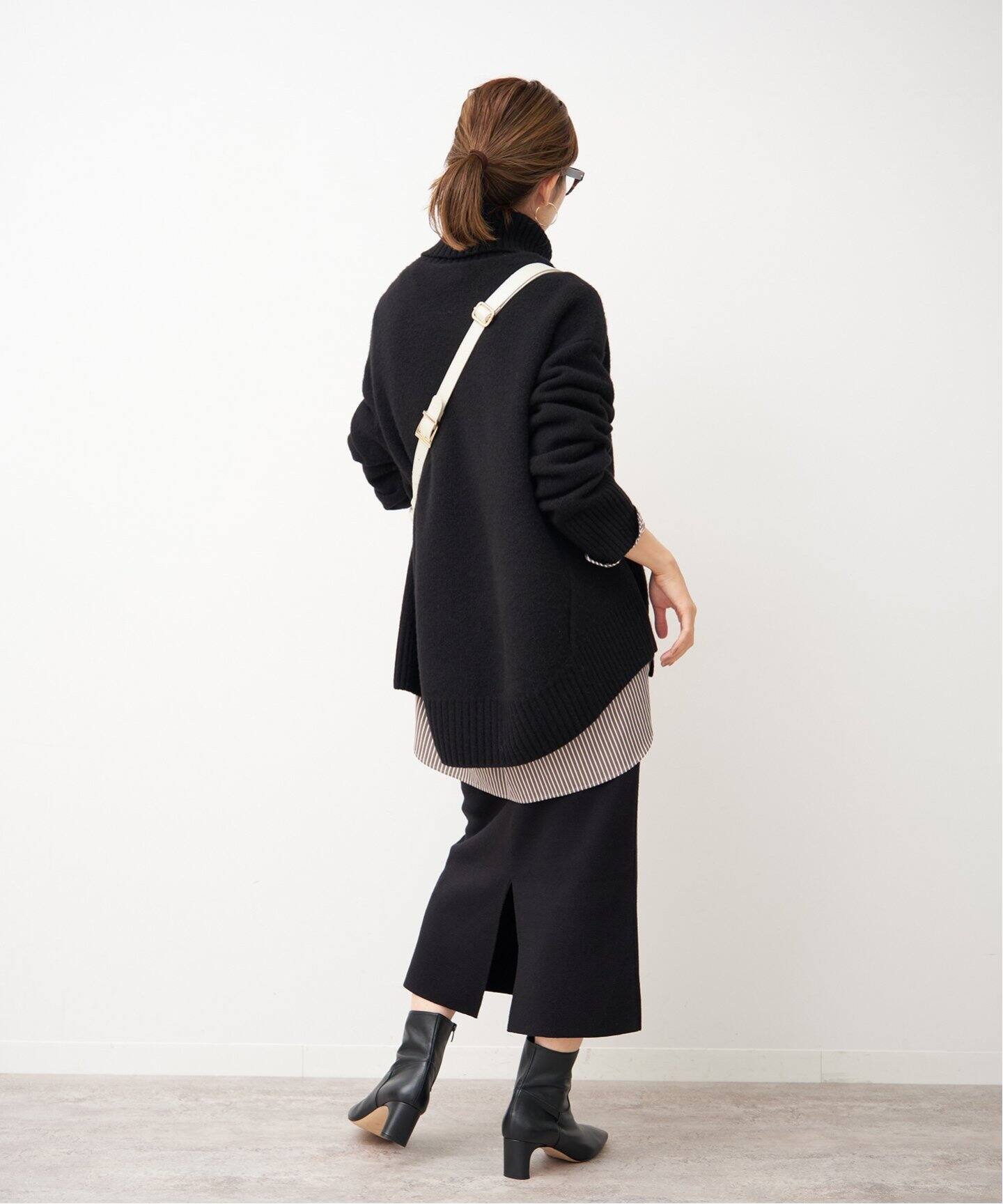 ミラノリブタイトスカート◇（ひざ丈スカート）｜FRAMeWORK（フレーム  