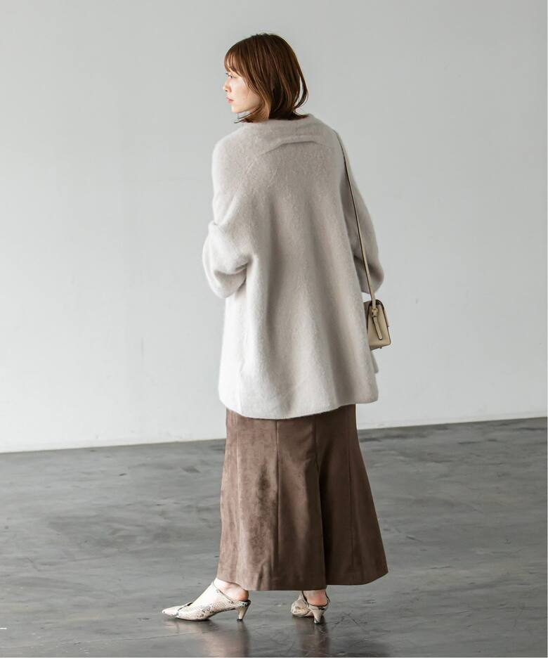 フェイクスウェードマーメイドスカート2◇（ロング・マキシ丈スカート  