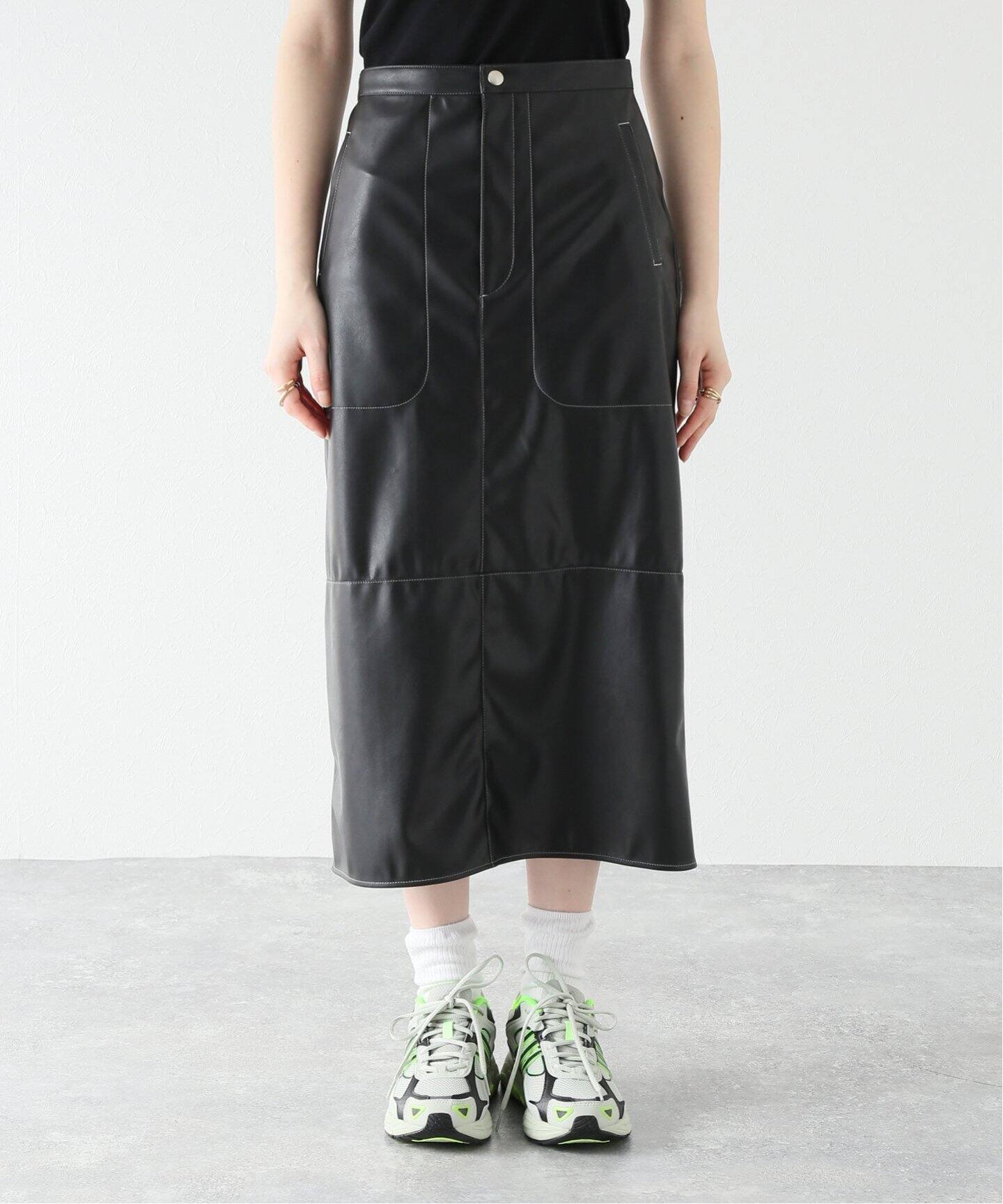 フェイクレザースカート（ロング・マキシ丈スカート）｜JOURNAL  