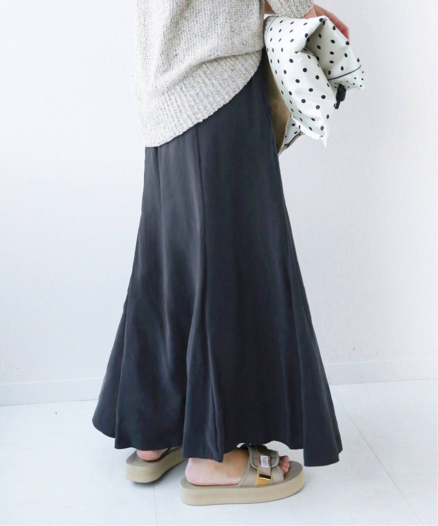 BAYCREW’S STORE																			JOURNAL STANDARD relume																		《追加》フィブリルレーヨンポリエステルマーメイドスカート◆