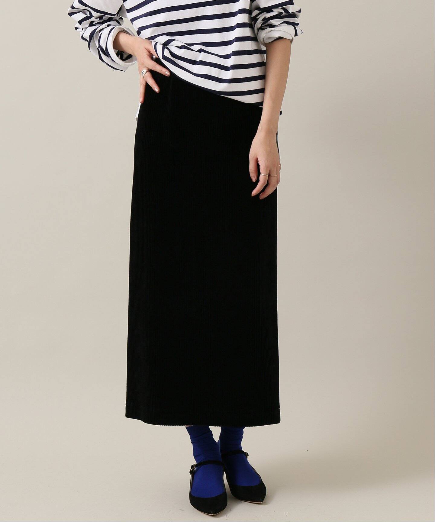 IENA 《追加》コーデュロイジャージスカート ホワイト 36サイズ 