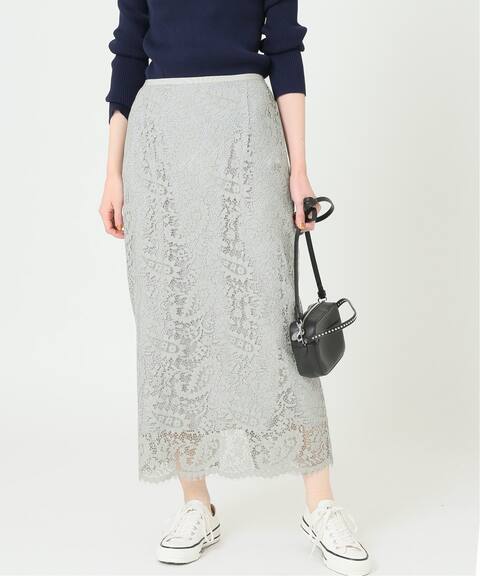 バイカラーレースタイトスカート Iena イエナ 公式のファッション通販 Baycrew S Store