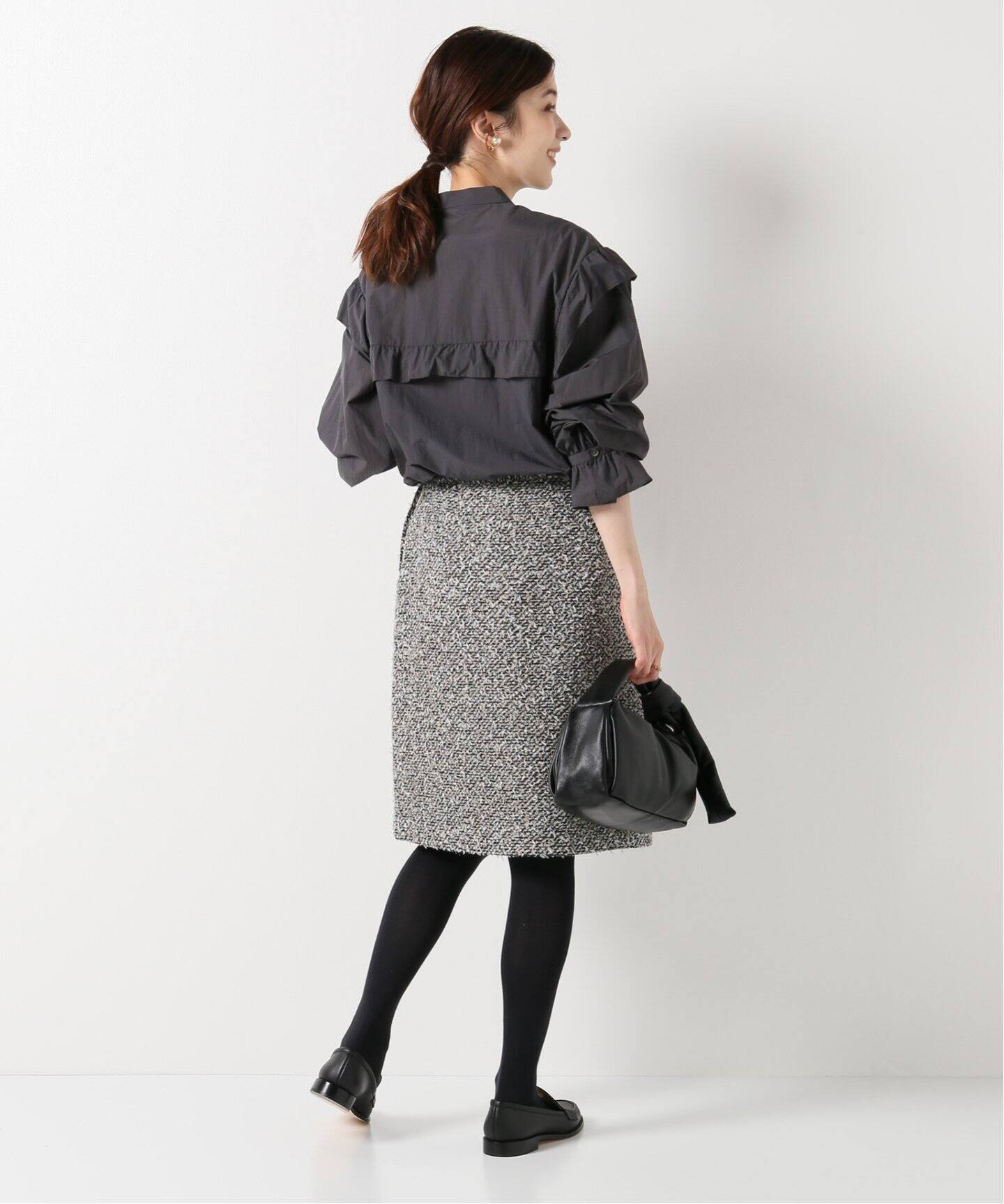 maison LINTON Tweed ミニスカート（ミニスカート）｜IENA（イエナ）の  