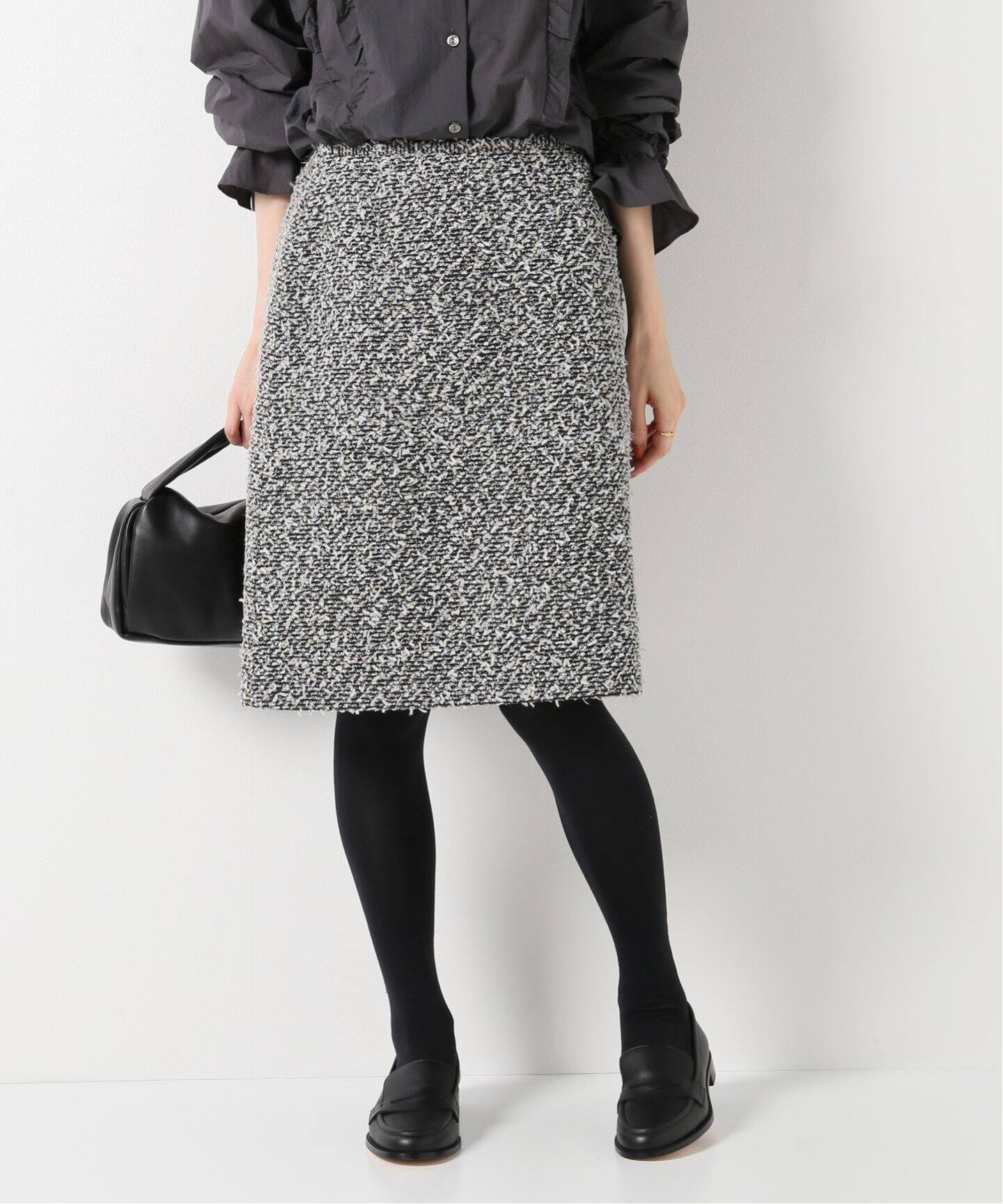 maison LINTON Tweed ミニスカート（ミニスカート）｜IENA（イエナ）の  