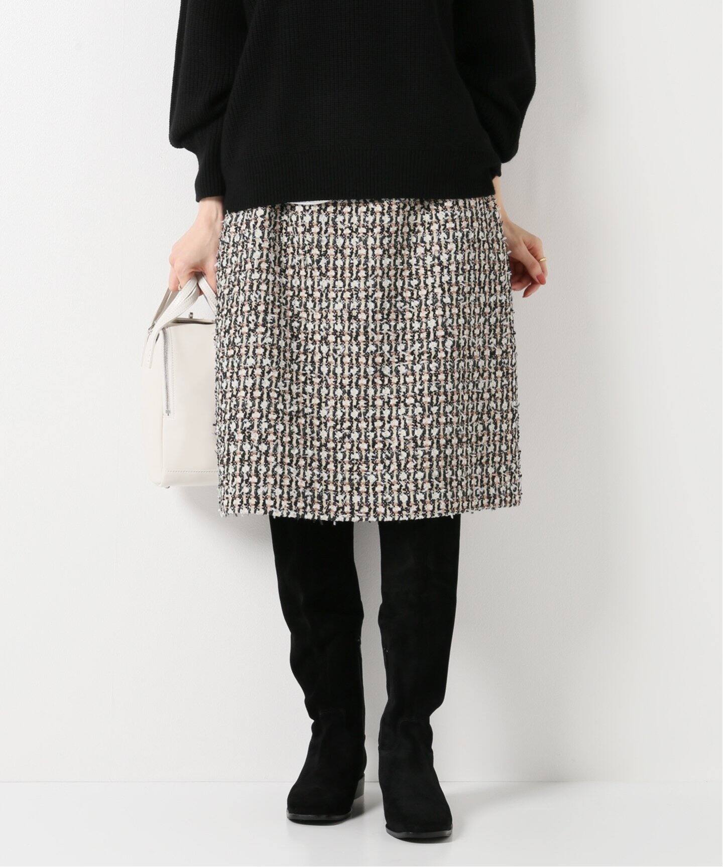 maison LINTON Tweed ミニスカート（ミニスカート）｜IENA（イエナ）の  