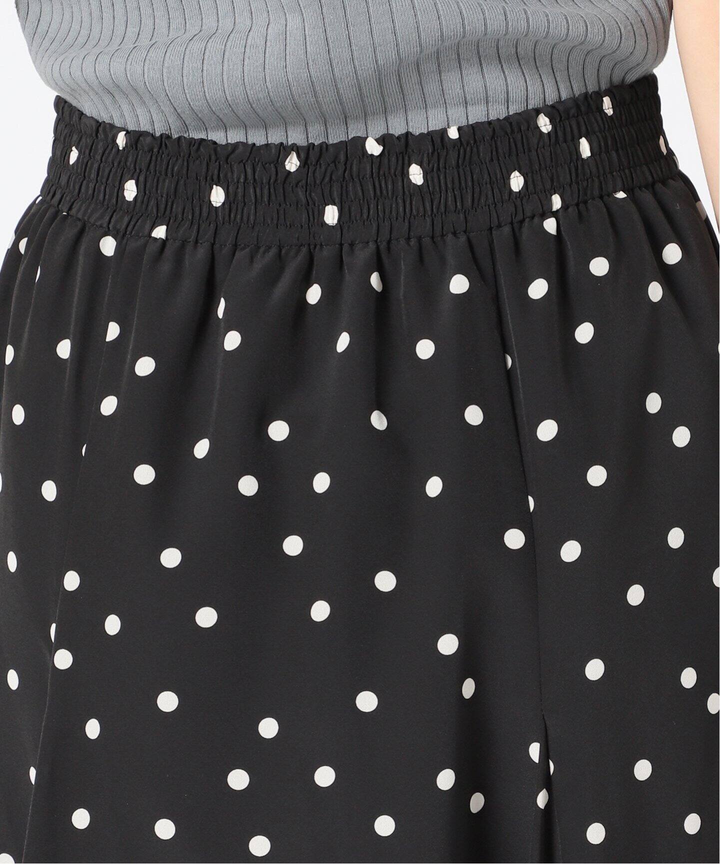 ドットパネルフレアスカート◇（ロング・マキシ丈スカート）｜IENA  