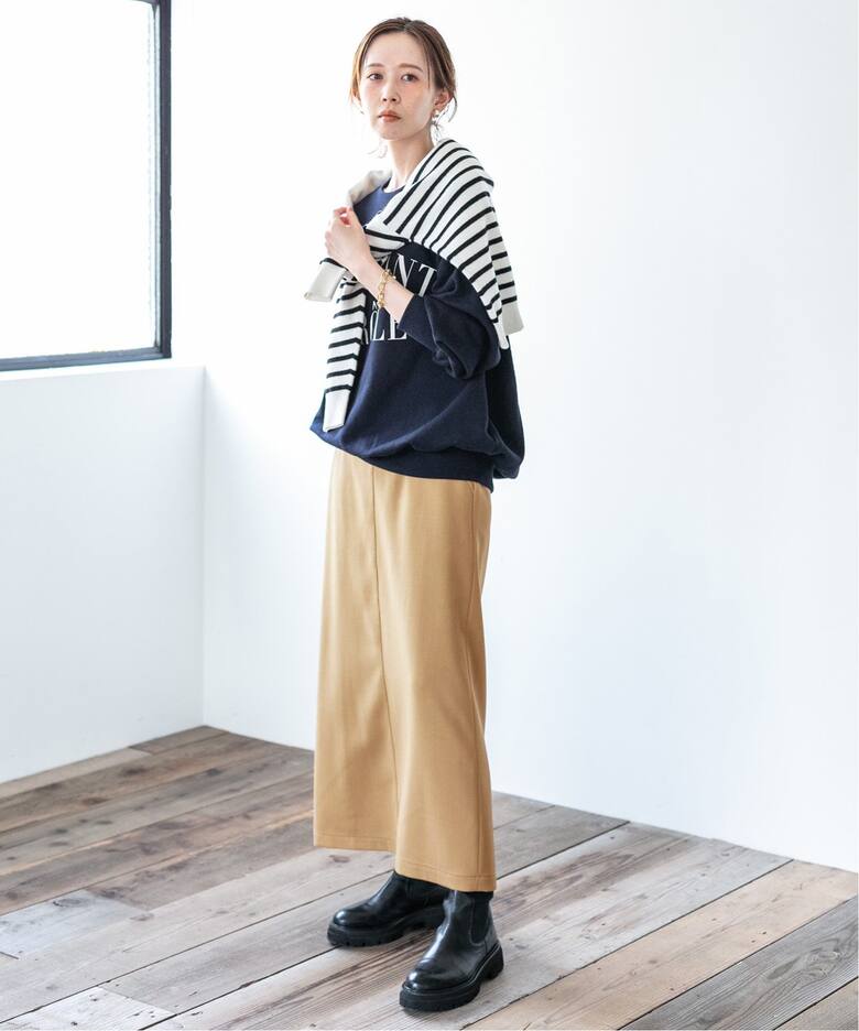 T/W トラペーズスカート◇（ロング・マキシ丈スカート）｜IENA（イエナ  