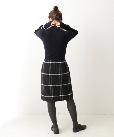 Nalyaビッグチェック台形スカート Iena イエナ 公式のファッション通販 Baycrew S Store