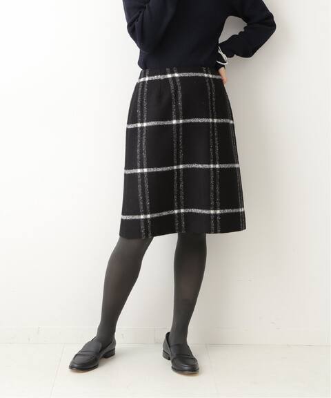 Nalyaビッグチェック台形スカート Iena イエナ 公式のファッション通販 Baycrew S Store