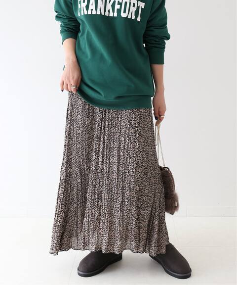 レオパードプリーツスカート Slobe Iena スローブ イエナ 公式のファッション通販 Baycrew S Store