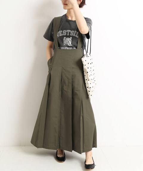 タックプリーツ ジャンパースカート Slobe Iena スローブ イエナ 公式のファッション通販 Baycrew S Store