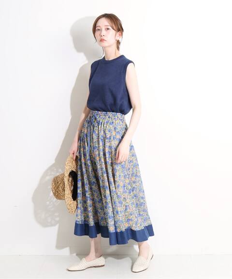 Iena La Boucle Rattiフラワーイージーフレアスカート Iena イエナ 公式のファッション通販 Baycrew S Store