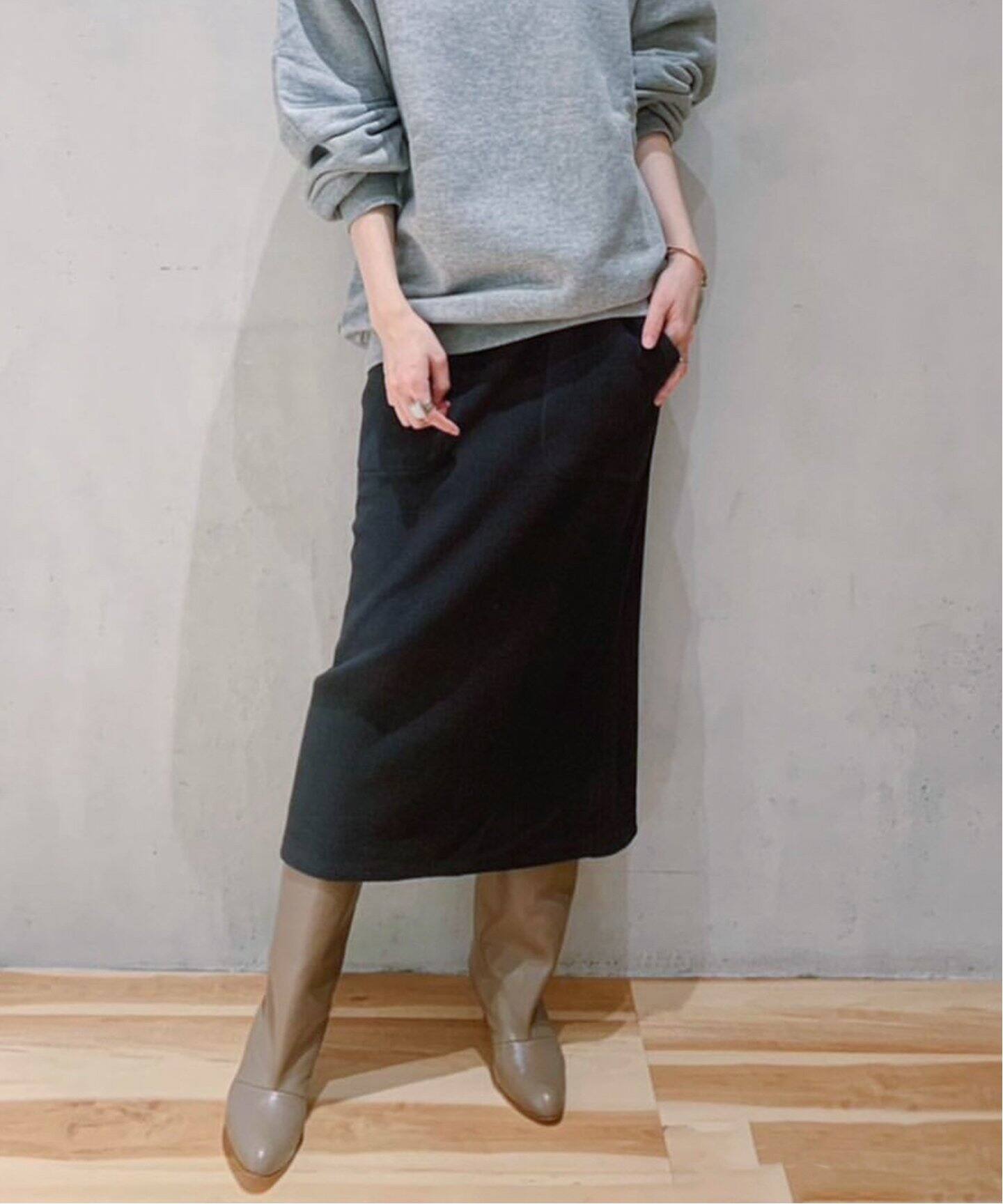 CALUX/キャラクス】WAFFLE スカート◇（ロング・マキシ丈スカート  