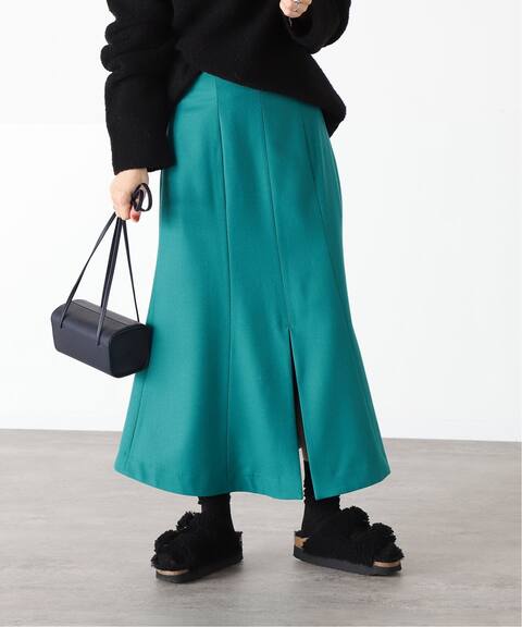 ウールフラノ前スリットスカート Vermeil Par Iena ヴェルメイユ パー イエナ 公式のファッション通販 Baycrew S Store