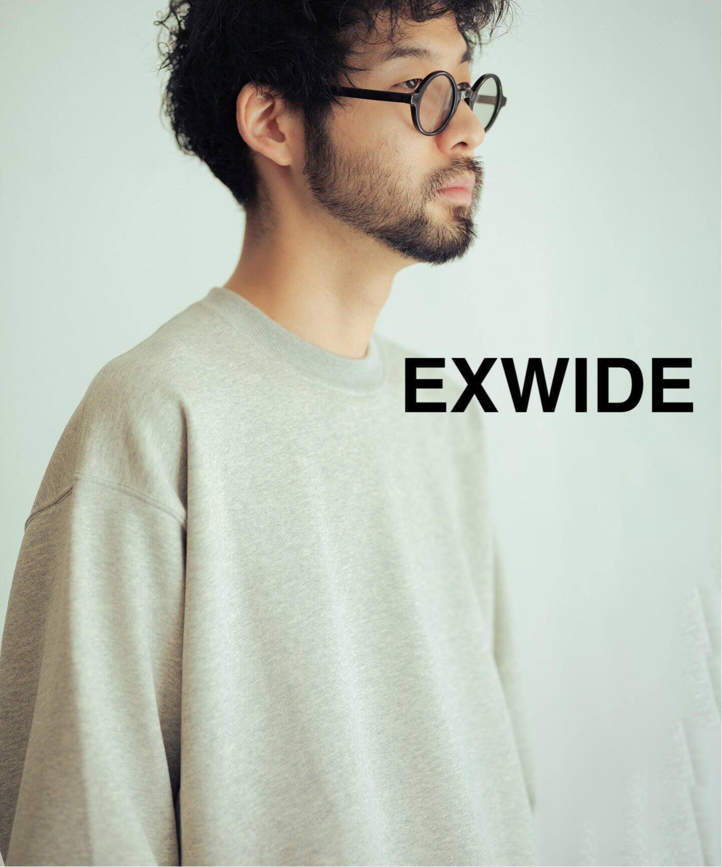 LE / エルイー】Ex-WIDE スウェット（Tシャツ／カットソー）｜L 
