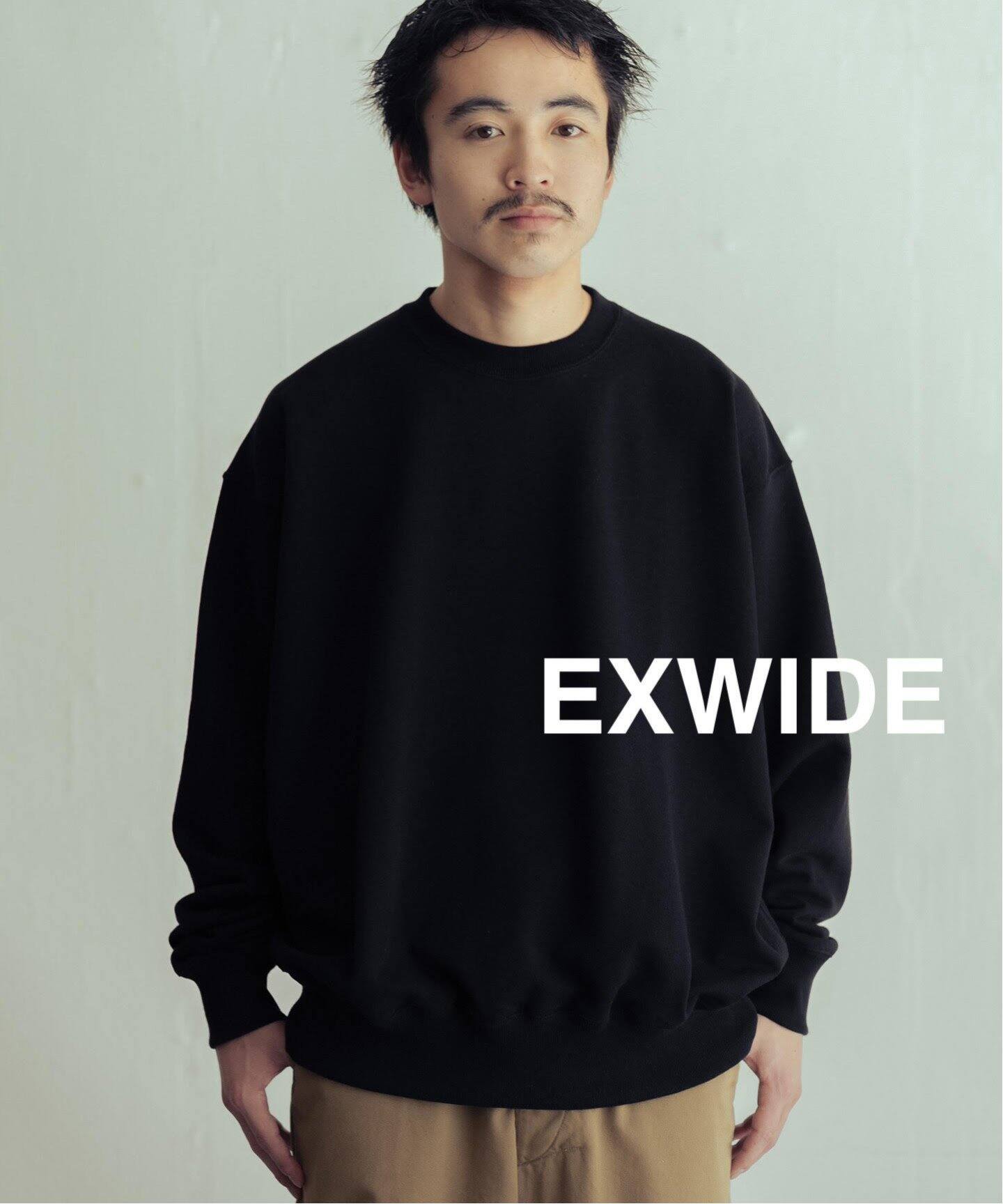 LE / エルイー】Ex-WIDE スウェット（Tシャツ／カットソー）｜L 