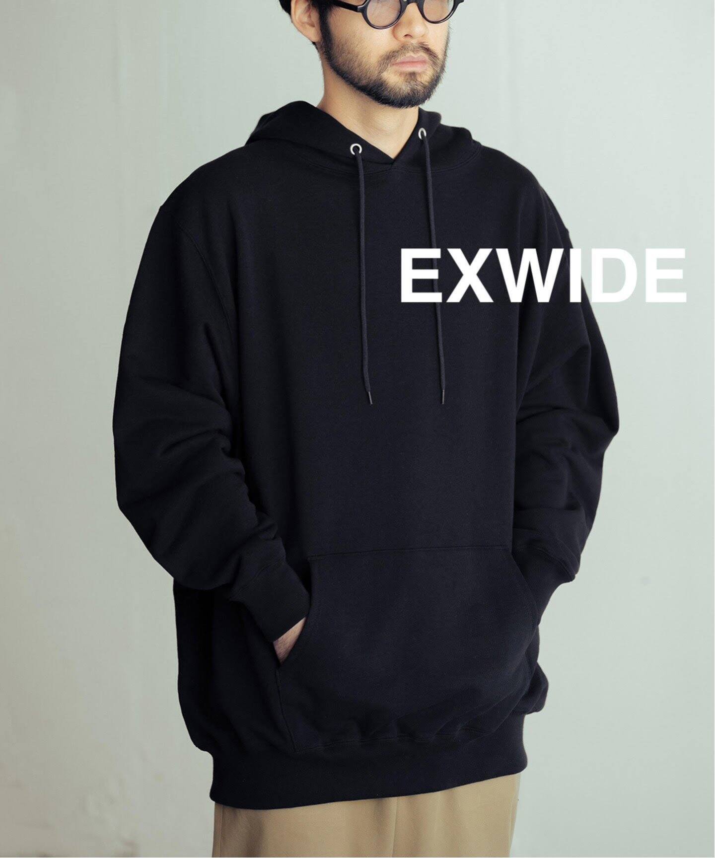 LE / エルイー】Ex-WIDE パーカー（Tシャツ／カットソー）｜L