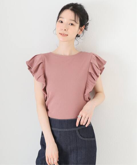 Ribショルダーフリルプルオーバー La Totalite ラ トータリテ 公式のファッション通販 Baycrew S Store