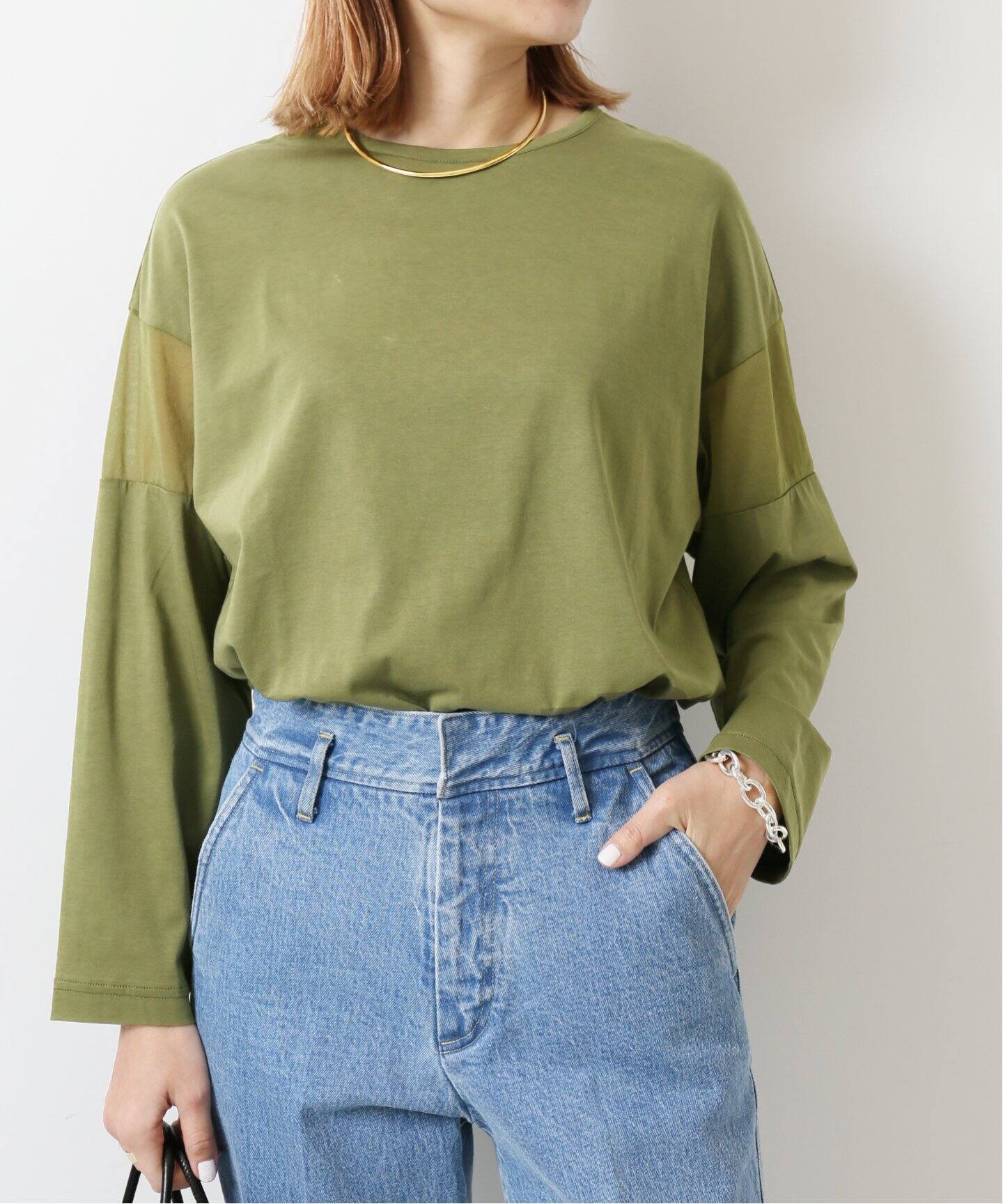 MAISON CHANTOISE】ハイドピークロングスリーブトップ◇|Spick and 格安オンラインストア ロングスリーブT CHANTOISE MAISON Tシャツ/カットソー(七分/長袖)