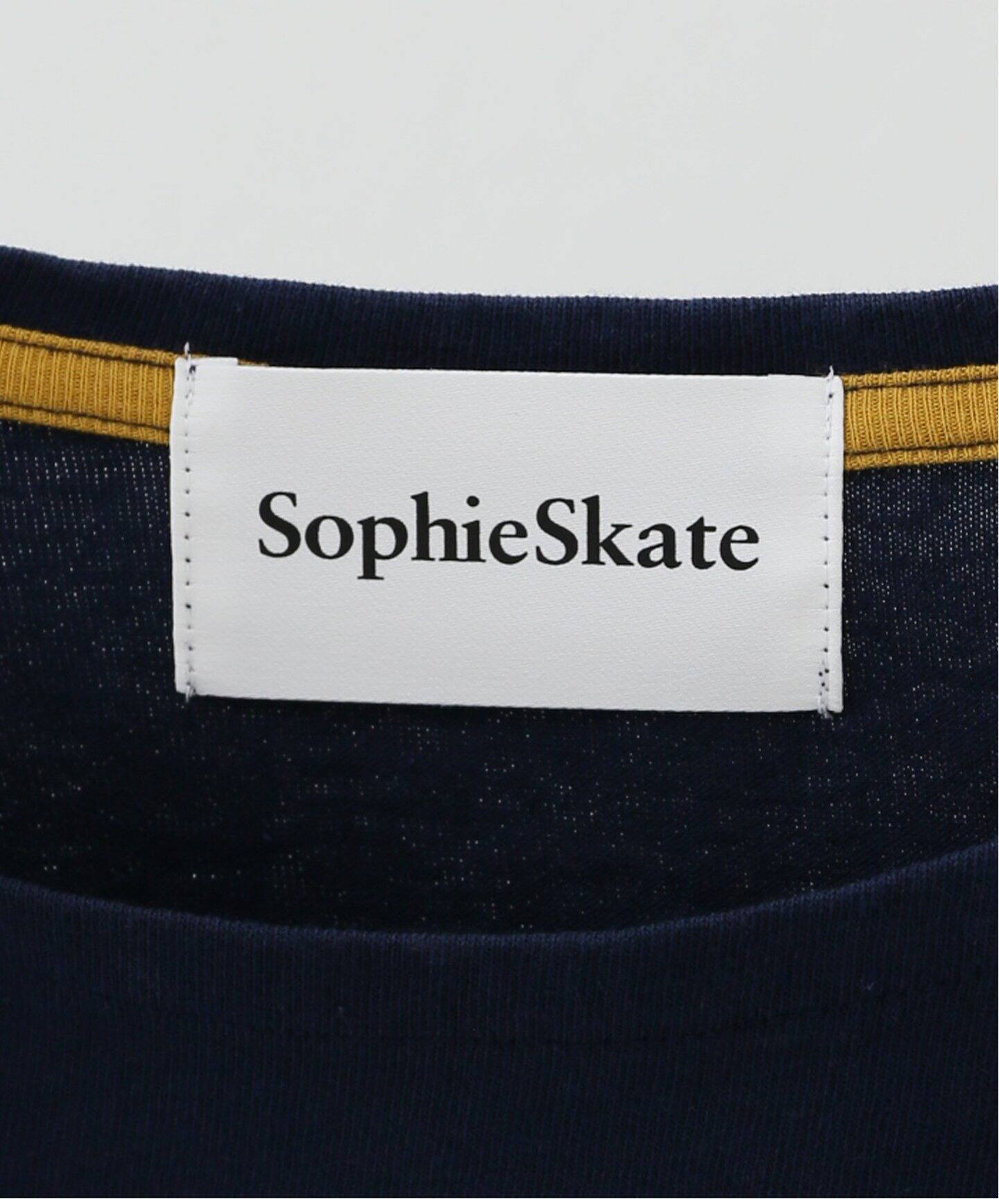 Spick&amp;Span Sophie Skate パイピングカラーボーダー Spick&Span購入 Sophie Skate パイピングカラーボーダー ロンT