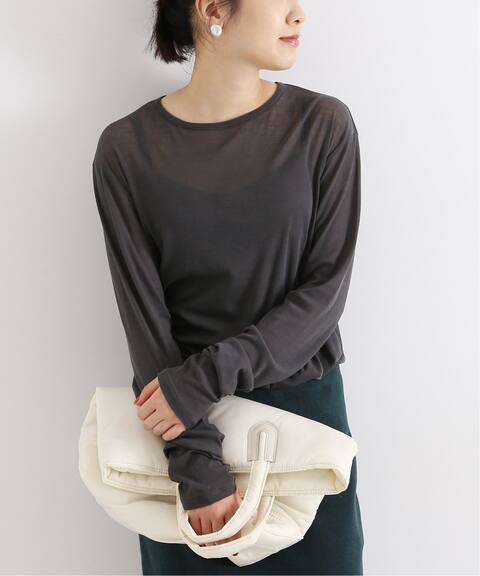 コットンフライスクルーネックt Framework フレームワーク 公式のファッション通販 21070220306030 Baycrew S Store