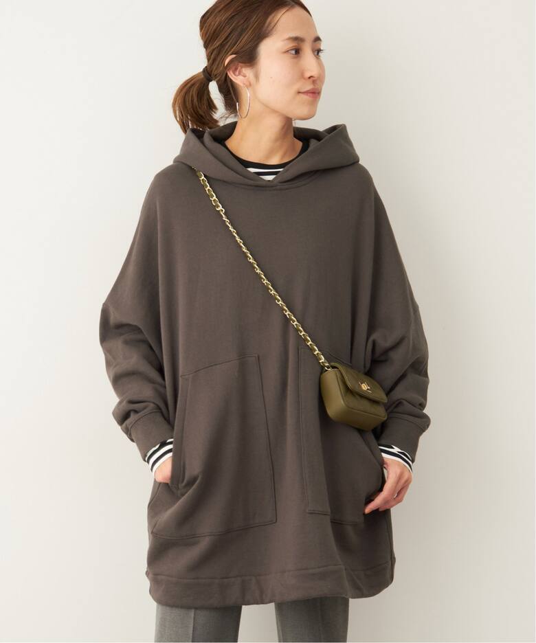 スウェットフードポンチョ◇（Tシャツ／カットソー）｜FRAMeWORK  