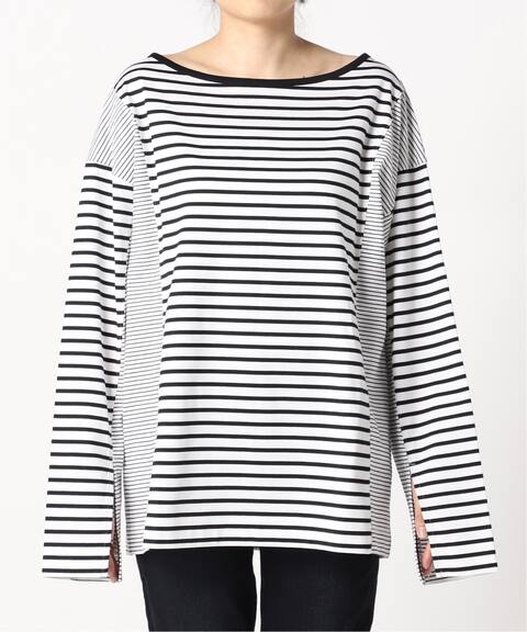 クレイジーパターンボーダートップス Noble ノーブル 公式のファッション通販 Baycrew S Store