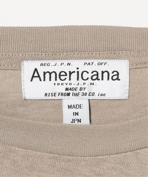 Americana アメリカーナ Logo Long Tシャツ Deuxieme Classe ドゥーズィエム クラス 公式のファッション通販 21070510002530 Baycrew S Store