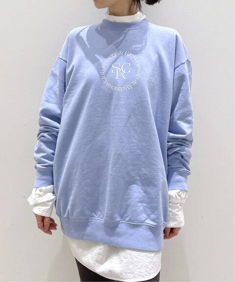 Sporty Rich スポーティアンドリッチ Srhwc Crewneck Pullover L Appartement アパルトモン 公式の ファッション通販 Baycrew S Store