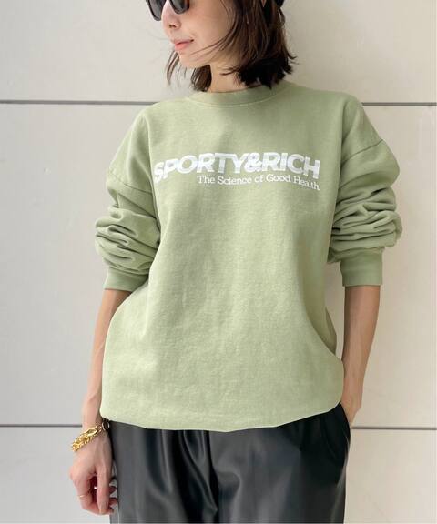 Sporty Rich スポーティアンドリッチ Science Crewneck Pullover L Appartement アパルトモン 公式の ファッション通販 Baycrew S Store