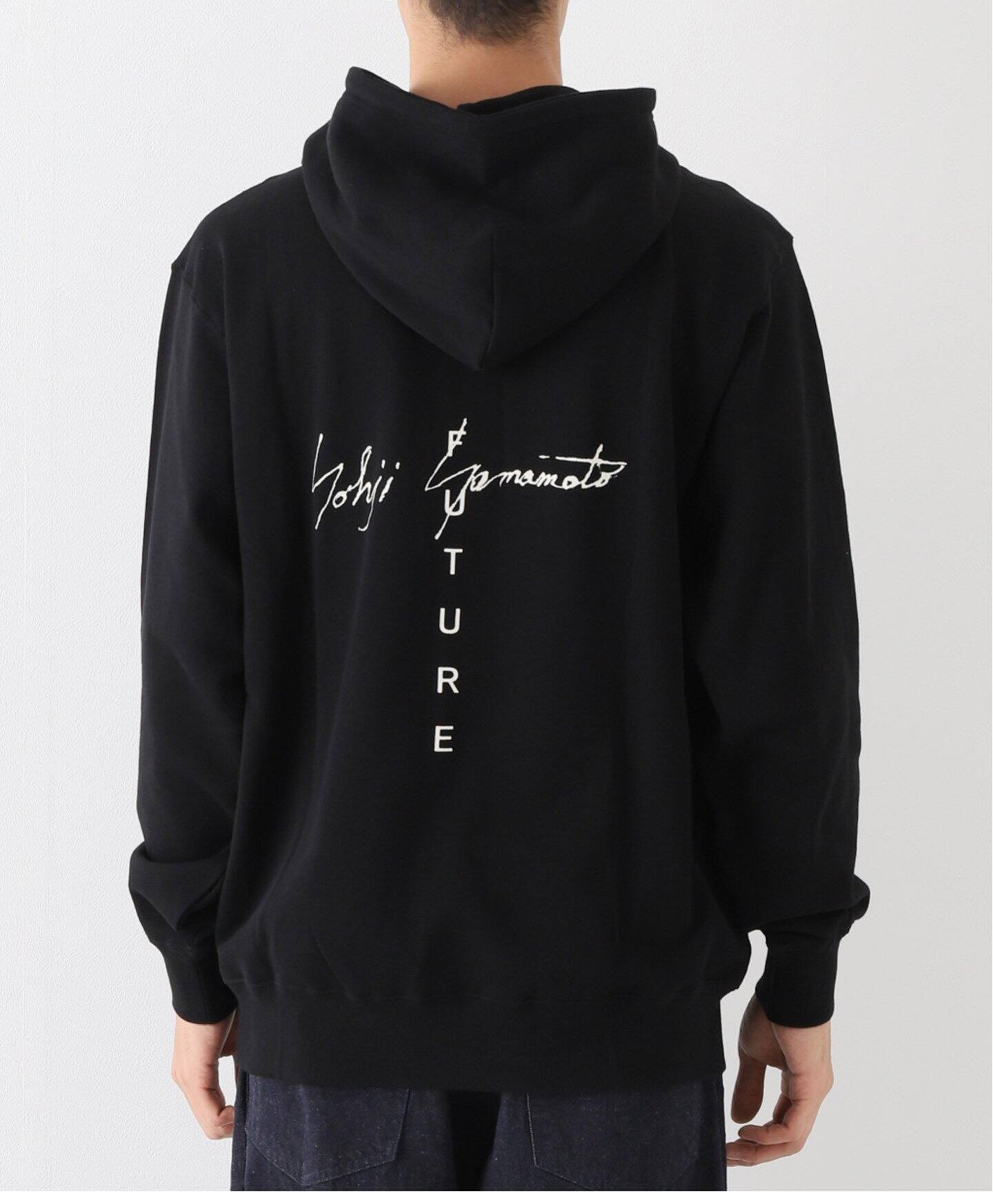 YOHJI YAMAMOTO × NEW ERA】NO FUTURE 裏毛 プルオーバーフーディー  