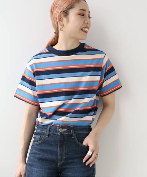 マルチボーダーtシャツ B C Stock ベーセーストック 公式のファッション通販 Baycrew S Store