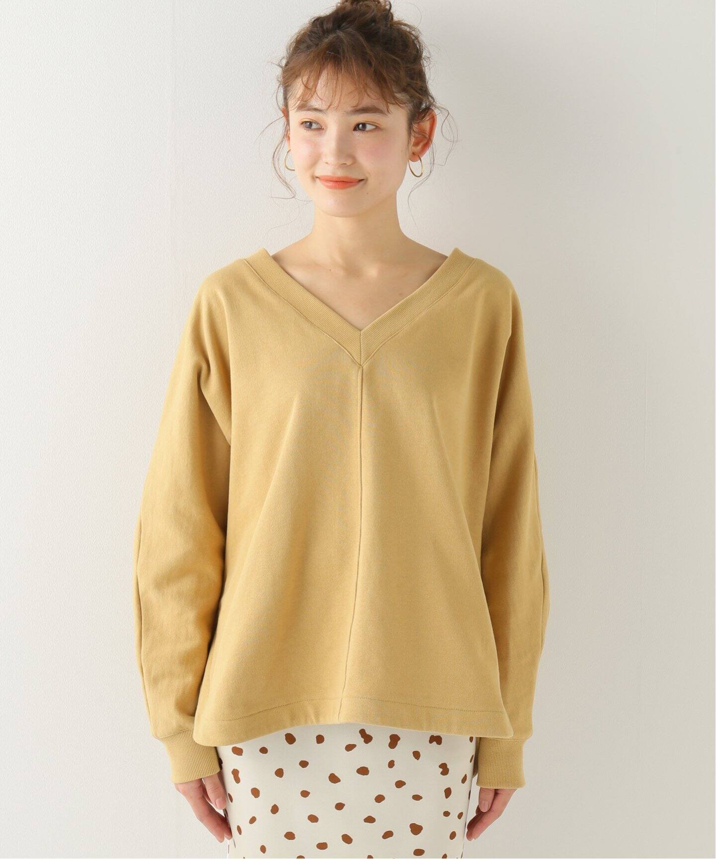 深Vネックドルマンプルオーバー◇|B.C STOCK(ベーセーストック)公式 深Vネックドルマンプルオーバー◇|B.C STOCK(ベーセーストック)公式