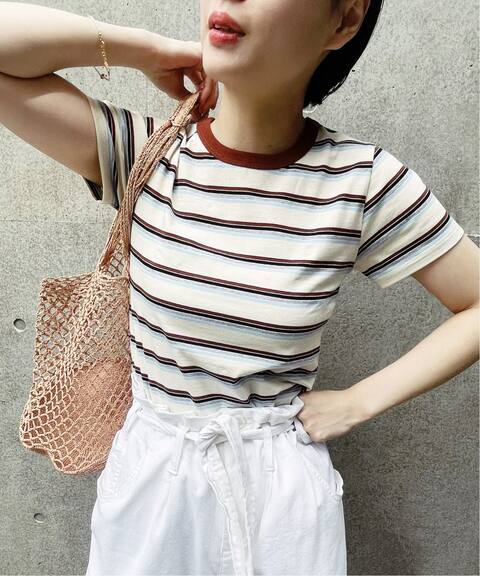 別注 Logan Lulu チビボーダーtシャツ Edit For Lulu エディット フォー ルル 公式のファッション通販 Baycrew S Store 別注 Logan Lulu チビボーダーtシャツ Edit For Lulu エディット フォー ルル 公式のファッション通販 Baycrew S Store