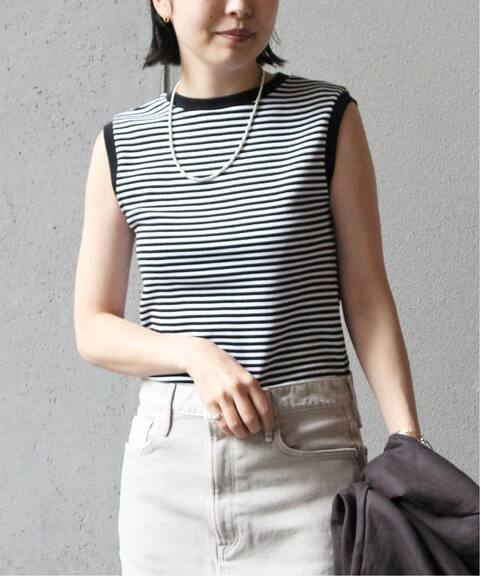 Auralee オーラリー Iena 別注 Luster リブノースリーブtシャツ Iena イエナ 公式のファッション通販 Baycrew S Store