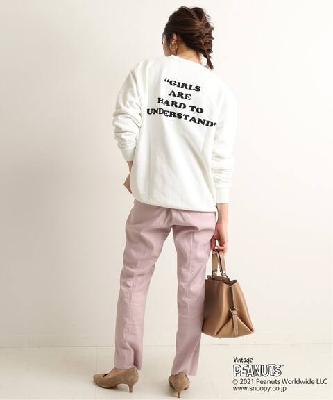 Peanuts ピーナッツ ヴィンテージスウェット Slobe Iena スローブ イエナ 公式のファッション通販 Baycrew S Store Peanuts ピーナッツ ヴィンテージスウェット Slobe Iena スローブ イエナ 公式のファッション通販 Baycrew S Store