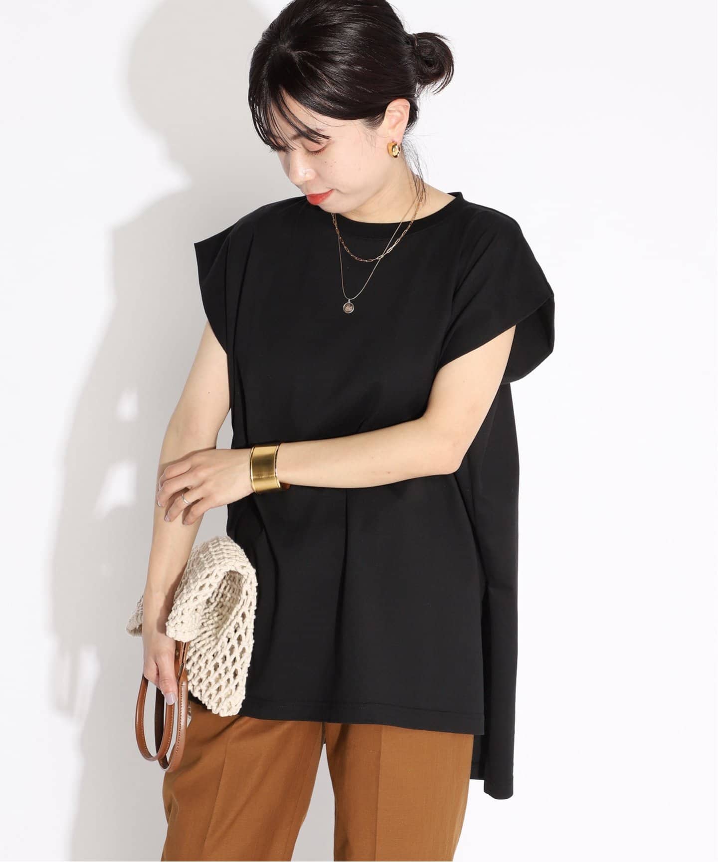 COGTHEBIGSMOKE/コグ ザ ビッグスモーク】TUCK IN SLEEVE トップス ...