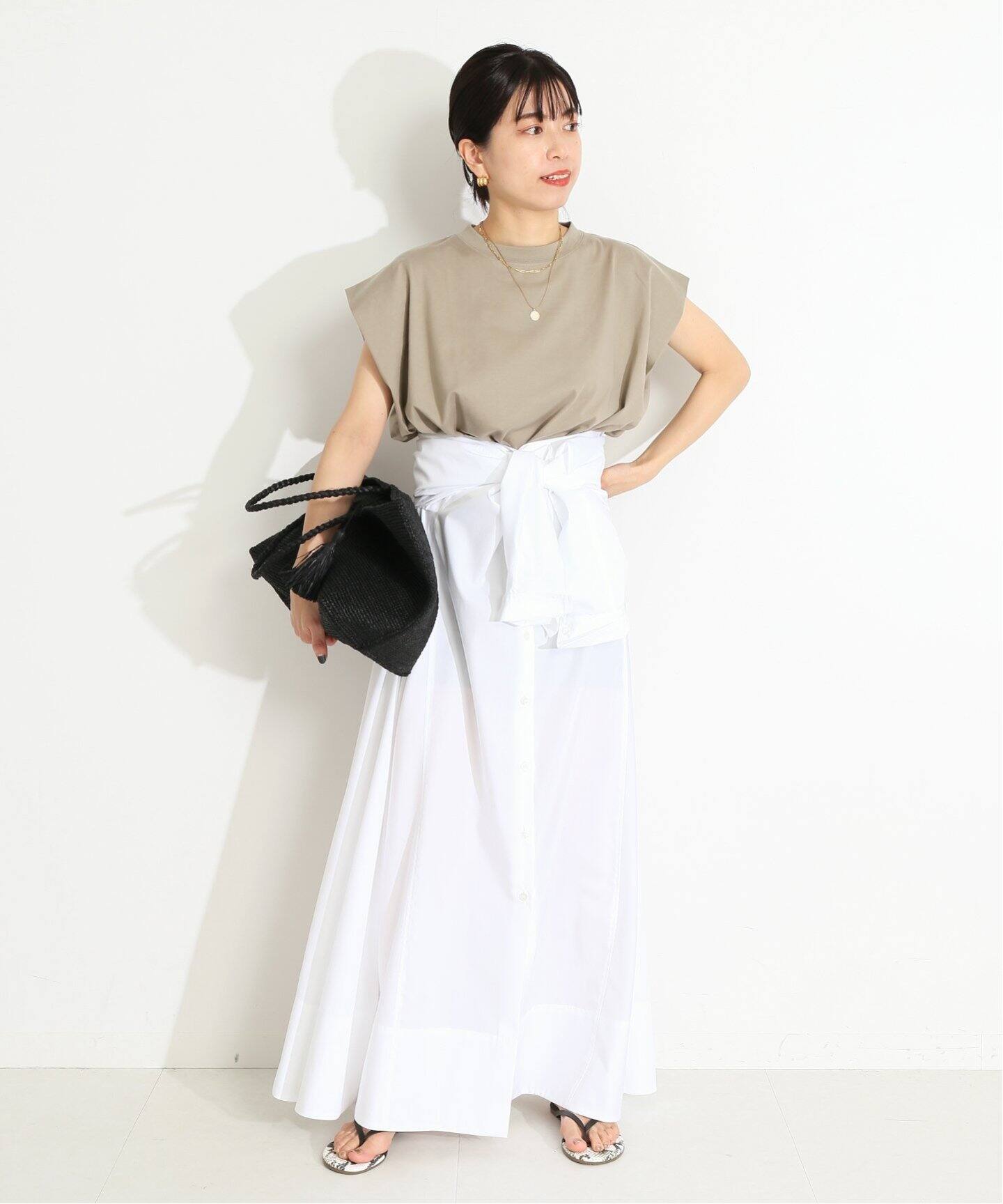 COGTHEBIGSMOKE/コグ ザ ビッグスモーク】TUCK IN SLEEVE トップス ...