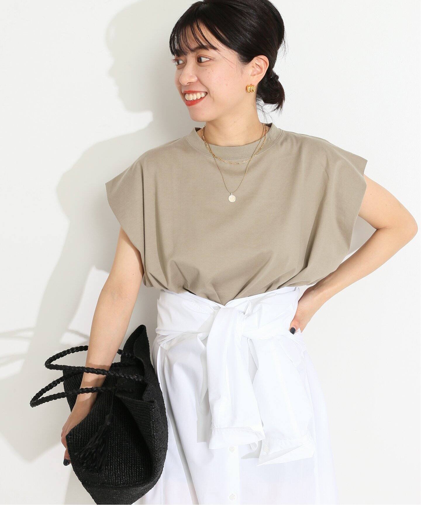 COGTHEBIGSMOKE/コグ ザ ビッグスモーク】TUCK IN SLEEVE トップス ...
