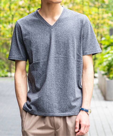 Izmir コットン Vネック Tシャツ Edifice エディフィス 公式のファッション通販 Baycrew S Store
