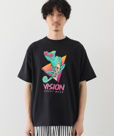 Vision Street Wear ビジョンストリートウェア 別注 Chameleon Tシャツ B C Stock ベーセーストック 公式のファッション通販 Baycrew S Store