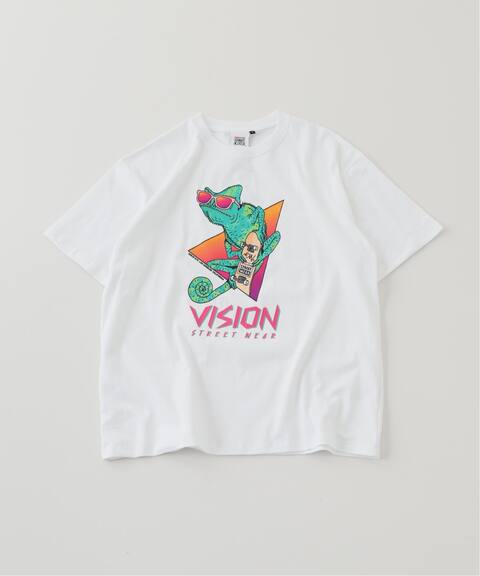 Vision Street Wear ビジョンストリートウェア 別注 Chameleon Tシャツ B C Stock ベーセーストック 公式のファッション通販 Baycrew S Store