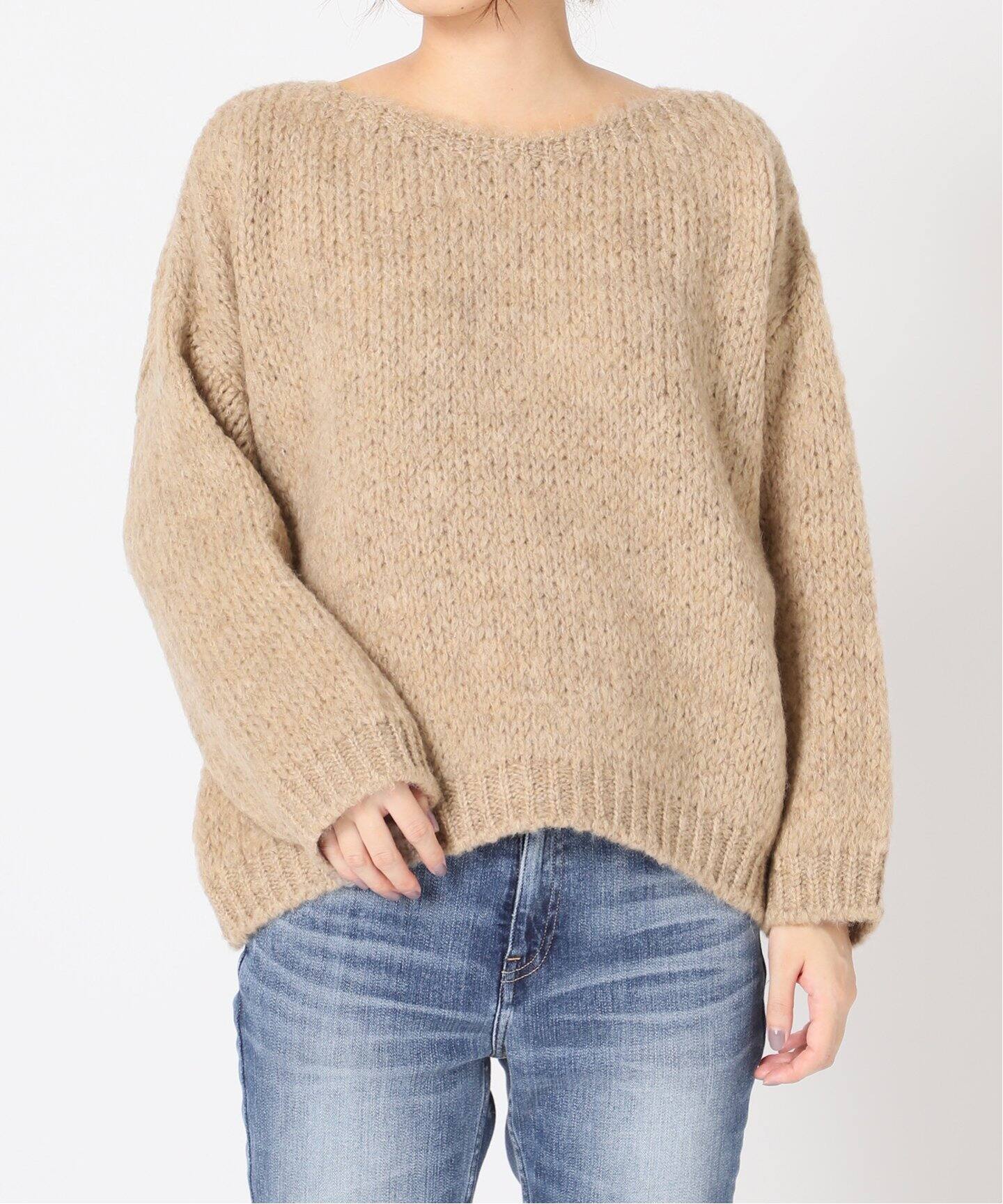 【新品タグ付き】TRICOTS JEAN MARC　モヘヤ ニットセーター WEB限定】【TRICOTS JEAN MARC/トリコジャン マルク】SESAMY