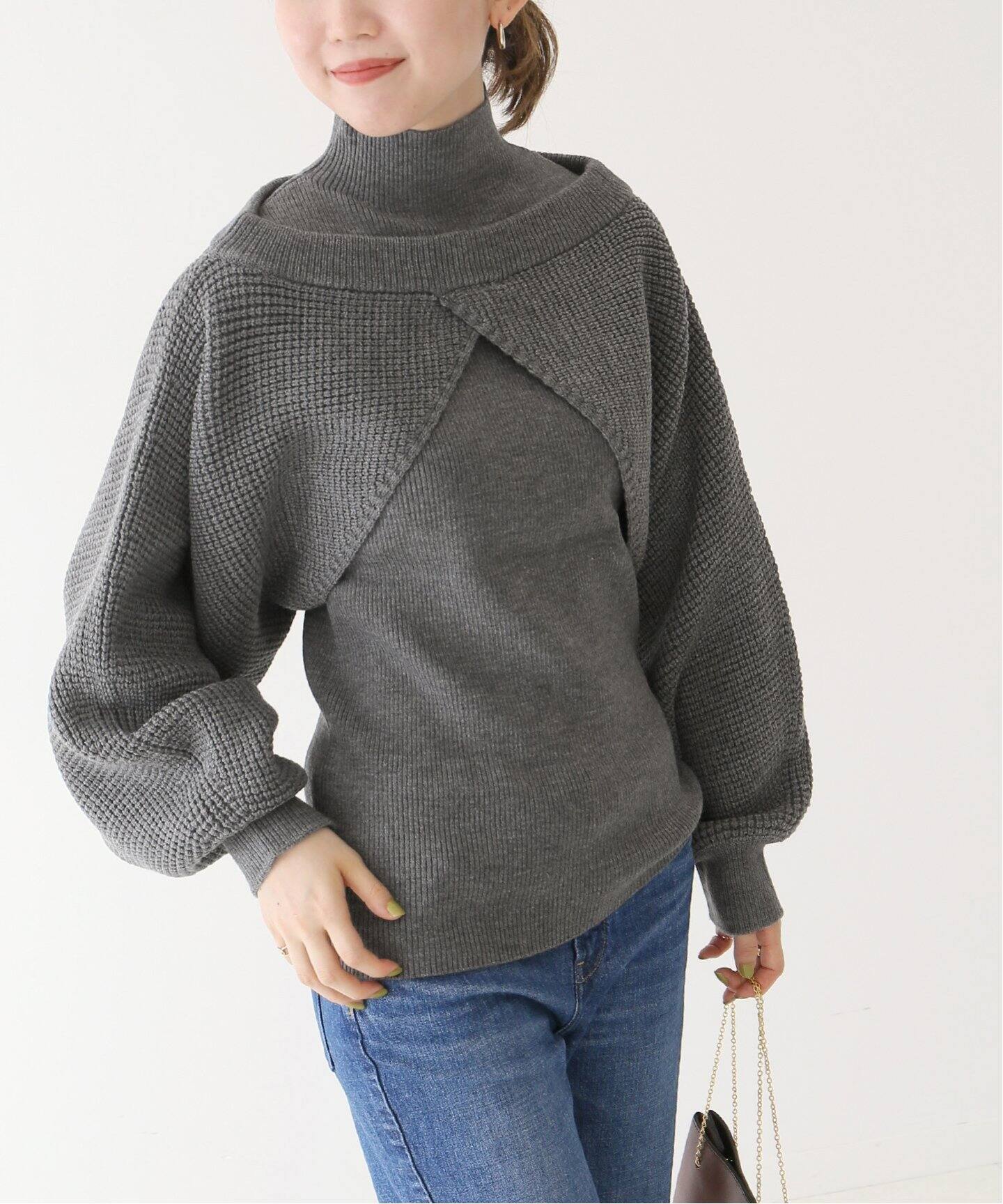 レイヤードツインセット◇（ニット／セーター）｜Spick and Span  