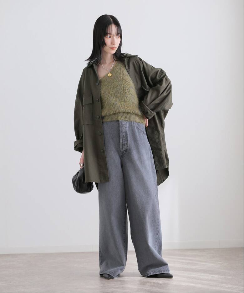 enrica】KID MOHAIRMIX+SHAGGY ワンショルダーベスト◇（ベスト  