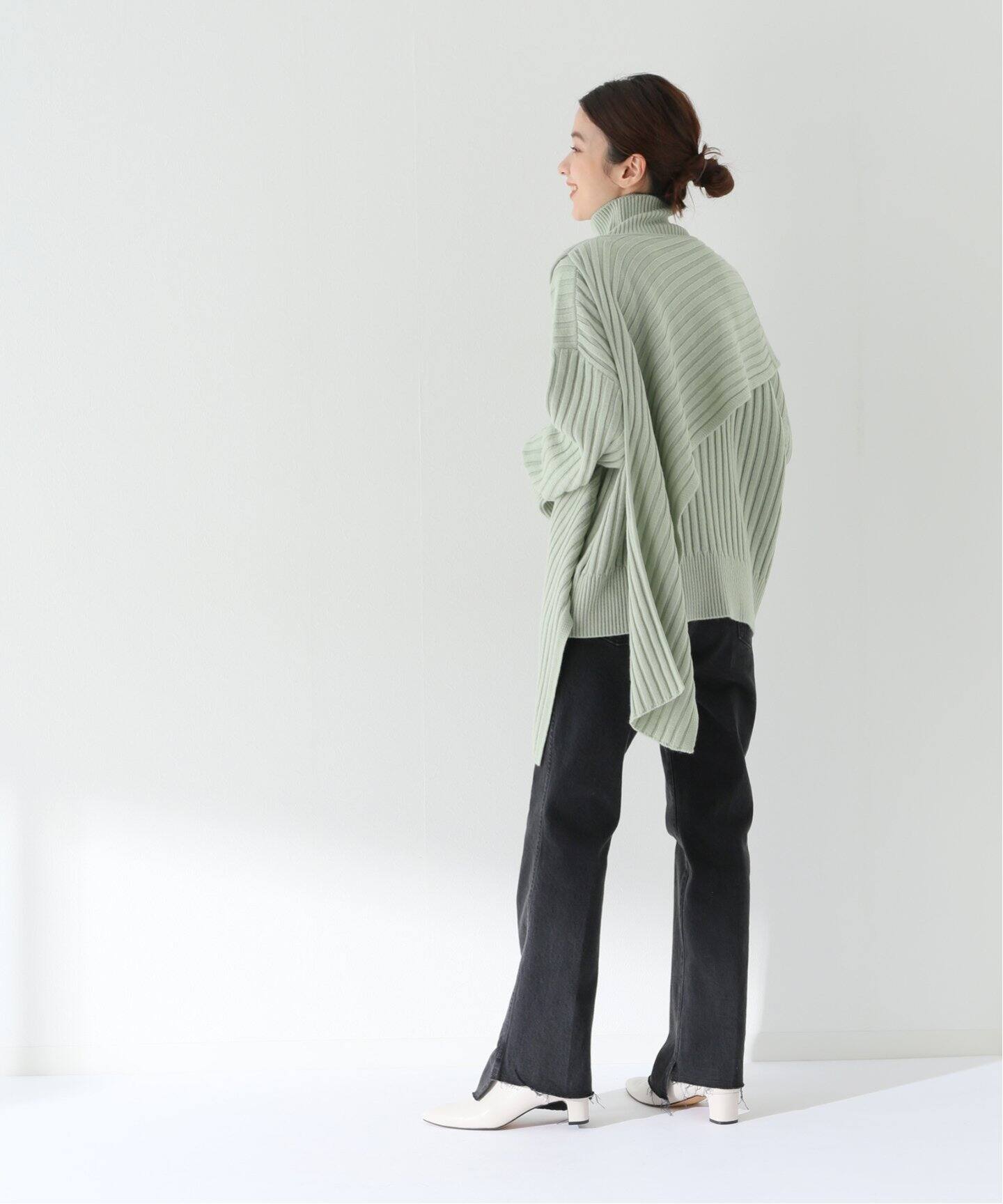 LE 17 SEPTEMBRE】 RIBBED KNIT MUFFLER マフラー◇（マフラー 