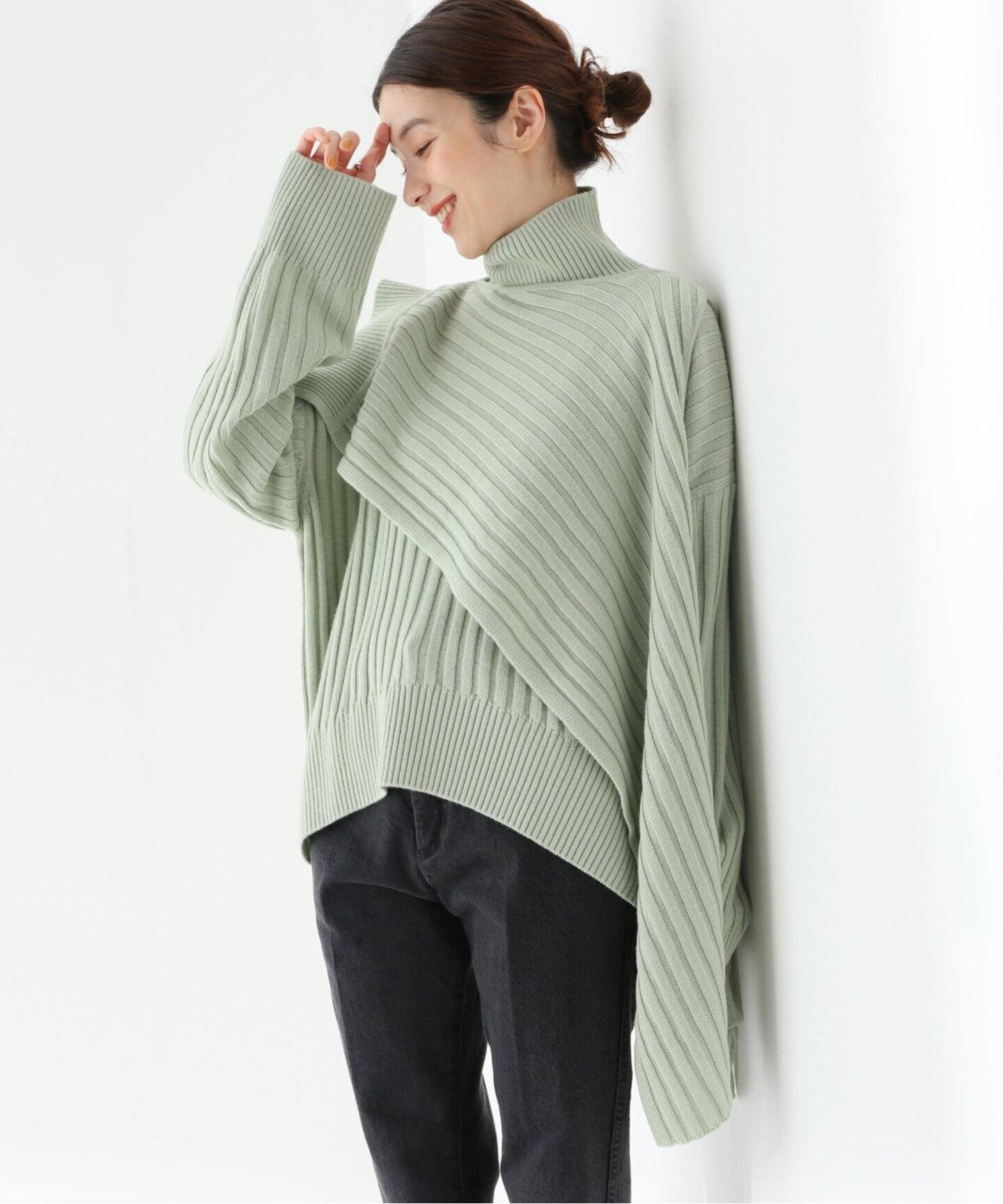 LE 17 SEPTEMBRE】 RIBBED KNIT MUFFLER マフラー◇（マフラー 