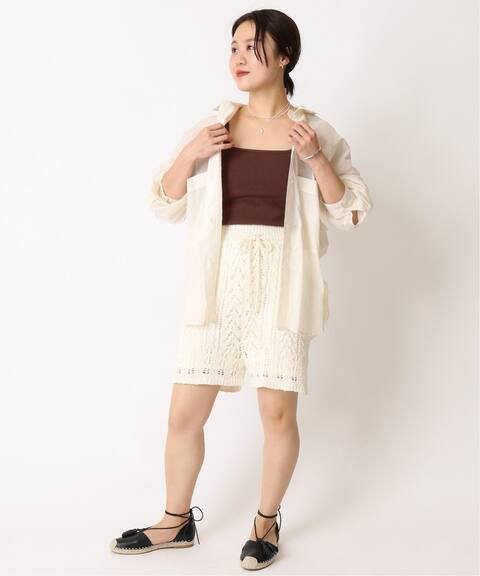 クロシェニットショートパンツ U By Spick Span ユーバイスピックアンドスパン 公式のファッション通販 Baycrew S Store クロシェニットショートパンツ U By Spick Span ユーバイスピックアンドスパン 公式のファッション通販 Baycrew S Store